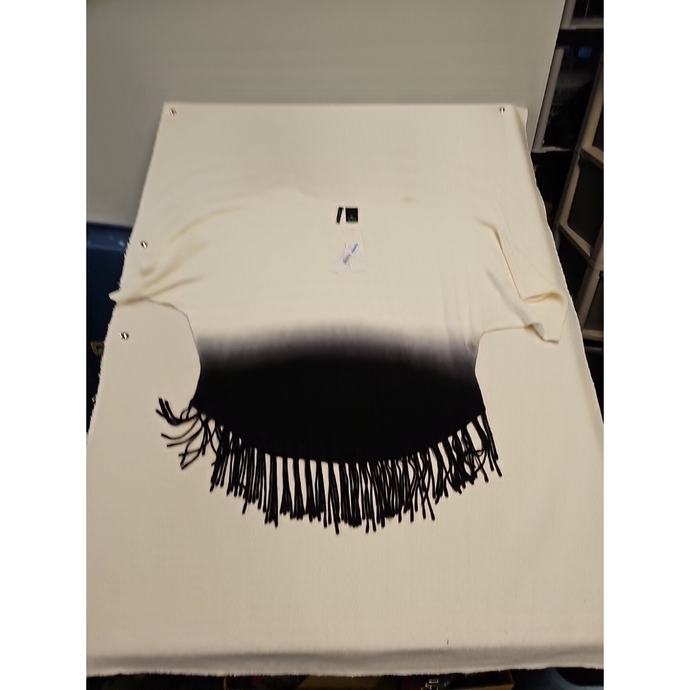 New Direction Soft Knit Fringe Poncho Women's Petite XL Tye‎ Dye New